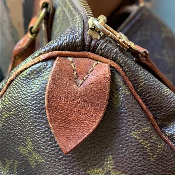 Louis Vuitton Speedy 30 Authentic MM Vtg Satchel - Picture 7 of 8